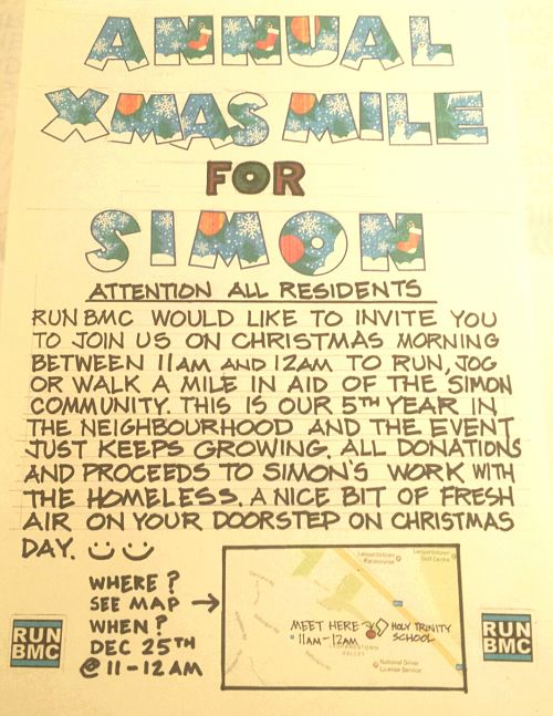 Christmas run for Simon Community 